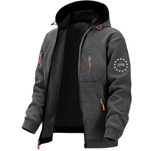 Custom Print Hoodie with Bold Plaid and Lace-up Design for Holiday Streetwear